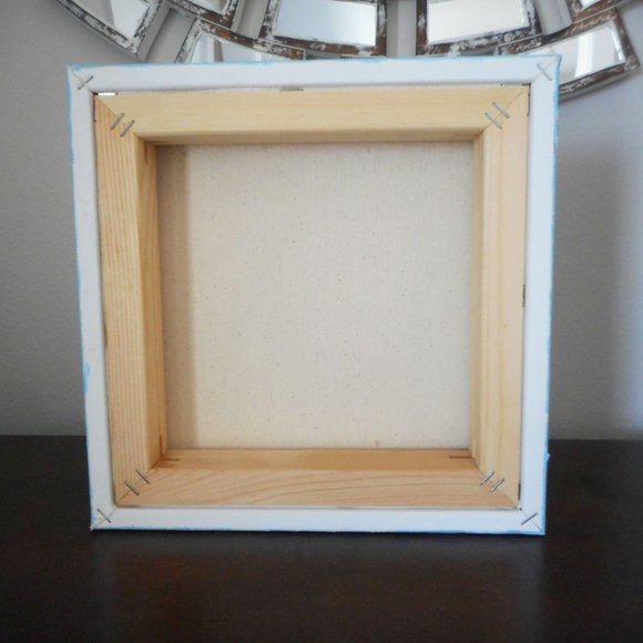 Acrylic Flow Painting, Golden Feather on Canvas - Picture 8 of 8